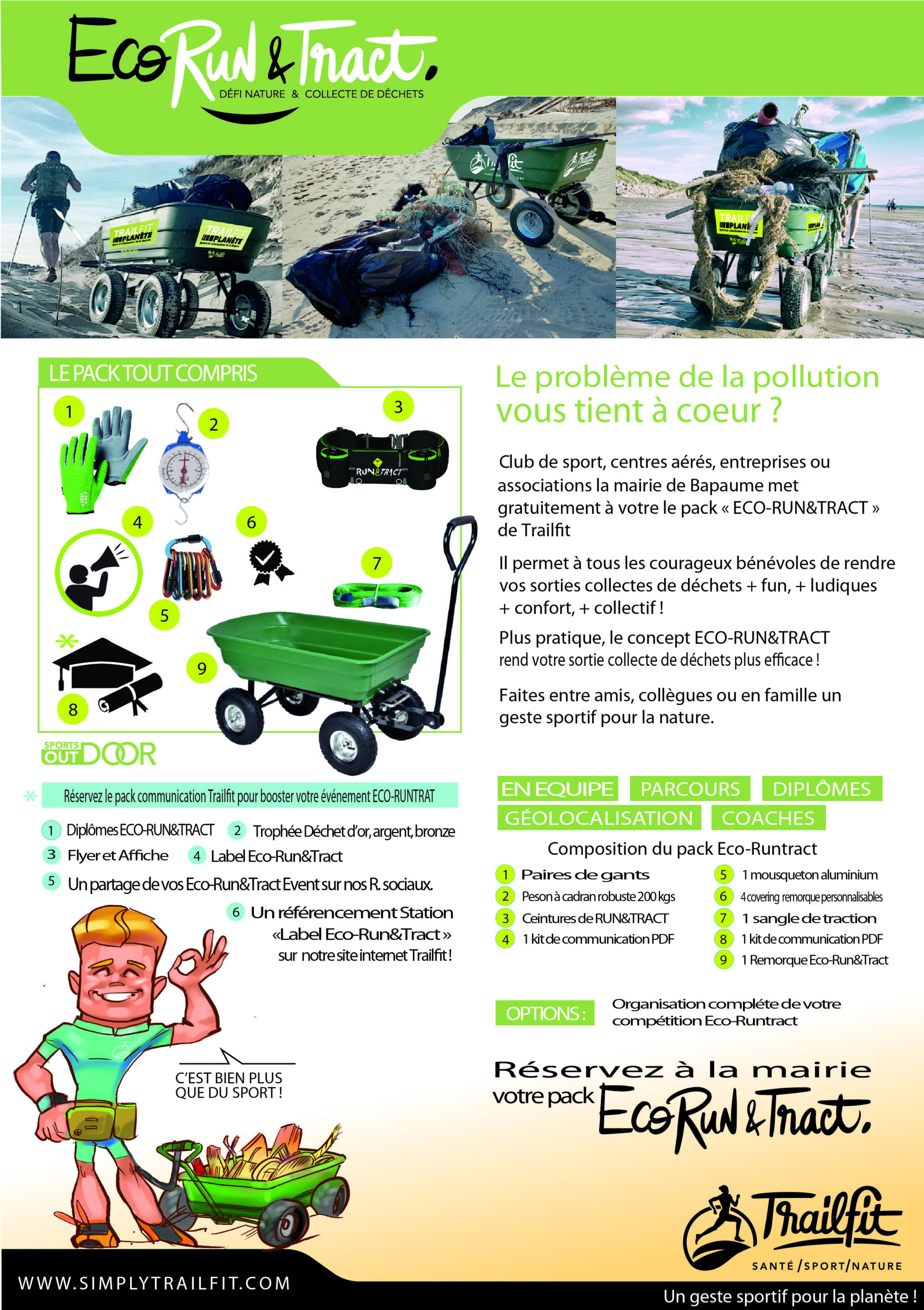 DETAIL DU PACK ECO RUN & TRACT janvier 2021
